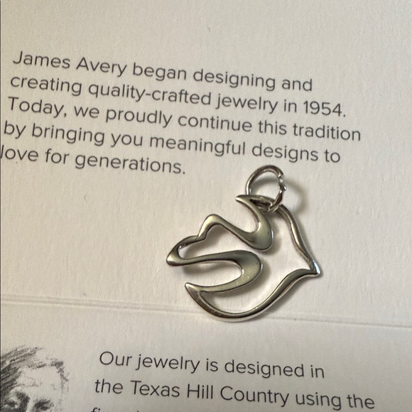 James Avery Jewelry - James Avery Sterling Silver Floating Open Dove Descending Holy Spirit EUC cut